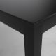 картинка Стол раздвижной Васанти-с, 120(160)*80, черный глянец, лдсп + стекло