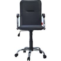 Кресло поворотное Samba V-14, черный, искусственная кожа фотография
