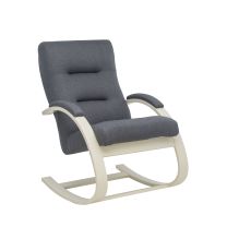 Кресло-качалка Leset Милано, серый, ткань фотография
