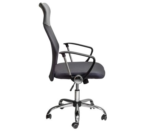 картинка Кресло поворотное Aria New, серый, сетка