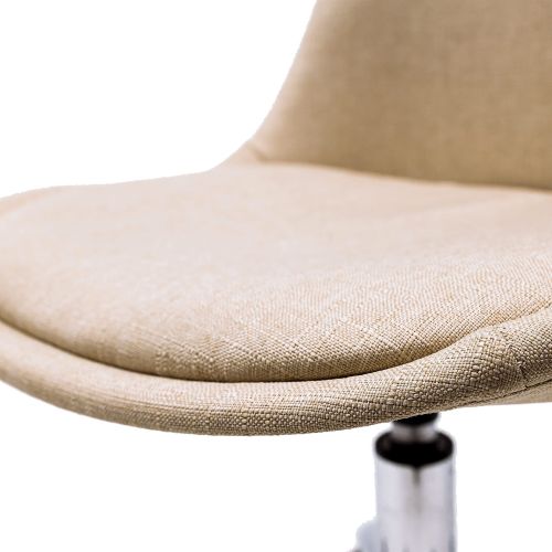 картинка Кресло поворотное Shell, светло-бежевый, ткань