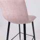 картинка Стул барный Stella, пыльная роза, велюр