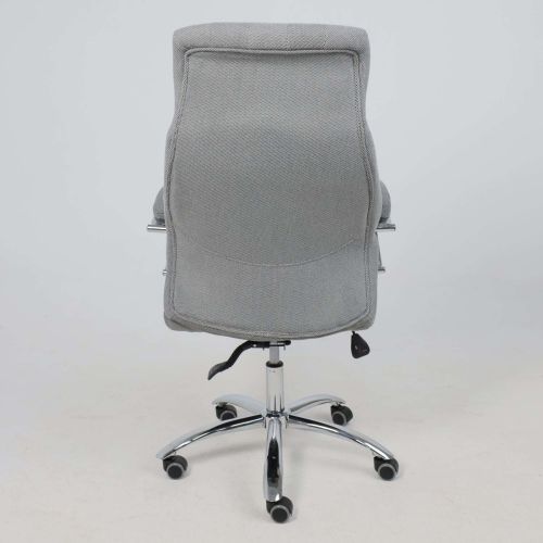 картинка Кресло поворотное MASTIF, ткань/серый