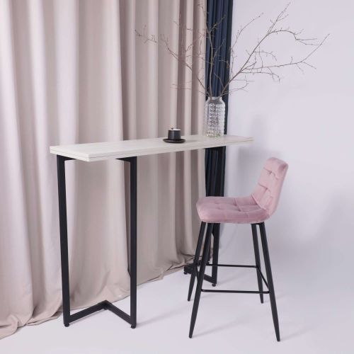 картинка Стул барный Stella, пыльная роза, велюр