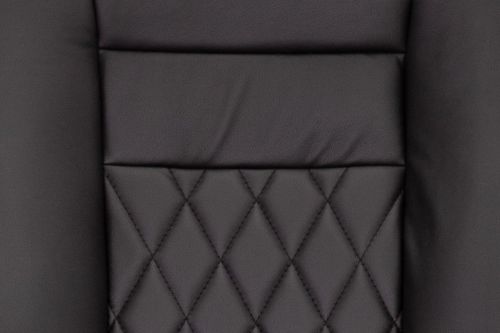картинка Кресло поворотное Galaxy, чёрный, экокожа