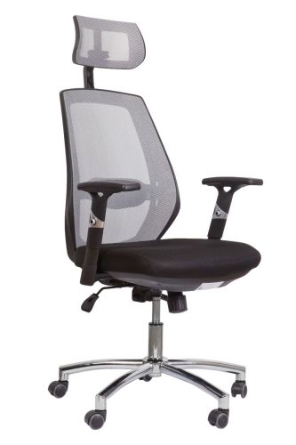 картинка Кресло поворотное Spirit, серый, сетка