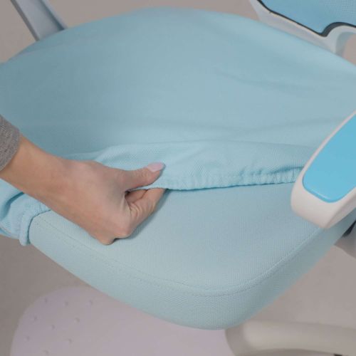 картинка Кресло поворотное CINEMA, ткань, (синий)