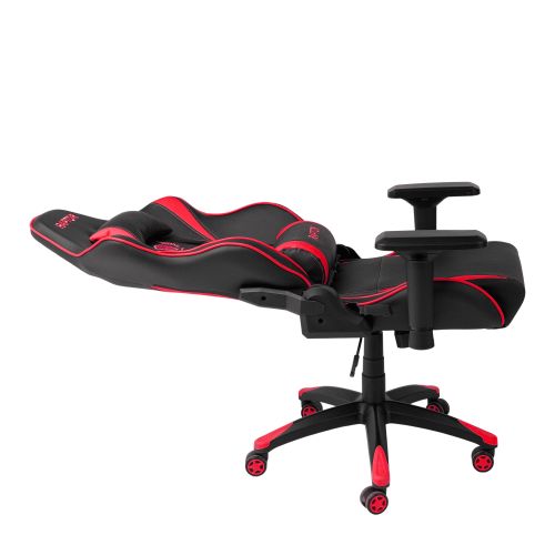 картинка Кресло поворотное Raptor, красный + черный, экокожа