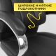 картинка Кресло поворотное King, чёрный, натуральная кожа