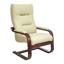 Кресло-качалка Leset Оскар, зеленый, ткань фотография