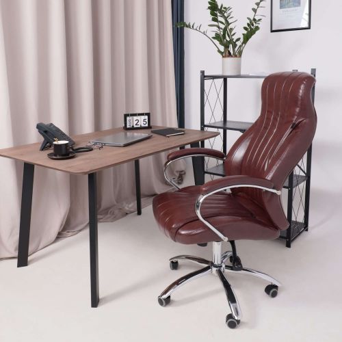 картинка Кресло поворотное MASTIF, ECO, темно-коричневый