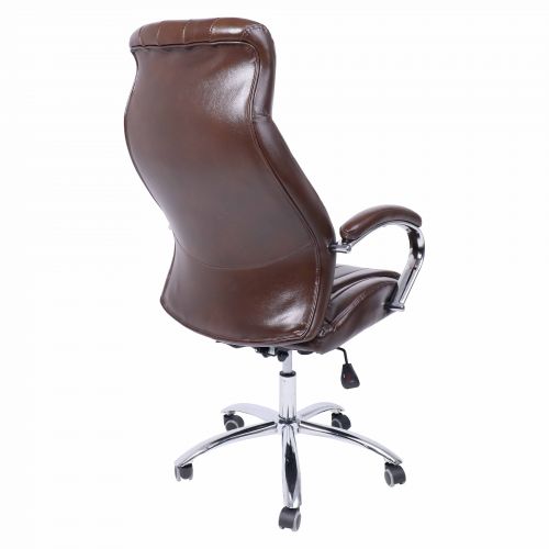 картинка Кресло поворотное MASTIF, натуральная кожа, коричневый