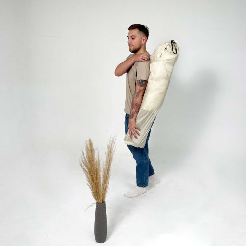 картинка Кресло складное Maggy, белый, искусственный мех