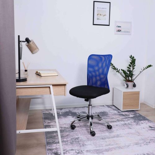 картинка Кресло поворотное Artur, синий, сетка