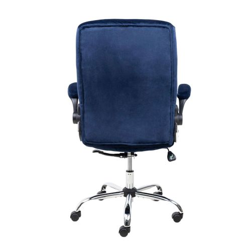 картинка Кресло поворотное Caesar, темно-синий, велюр