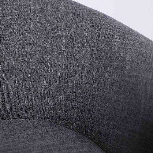 картинка Кресло AMUR, (темно-серая ткань/золото)