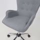 картинка Кресло поворотное Bella, серый, ткань