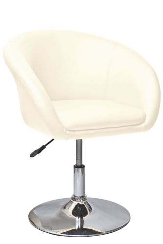 картинка Кресло поворотное Moretti, кремовый, экокожа