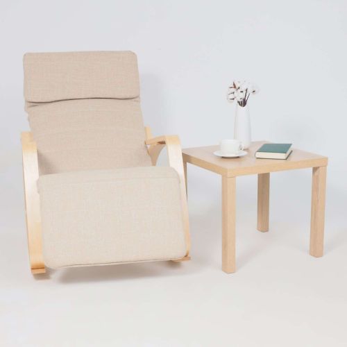 картинка Кресло-качалка Smart, бежевый, ткань