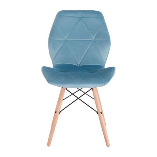 картинка Стул Rio, голубой, велюр