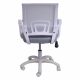 картинка Кресло рабочее, поворотное RICCI NEW, white, ткань/сетка, светло-серый