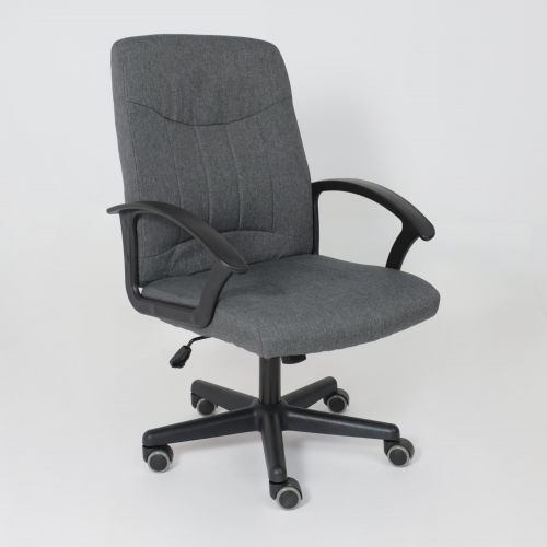 картинка Кресло поворотное Polo, серый, ткань