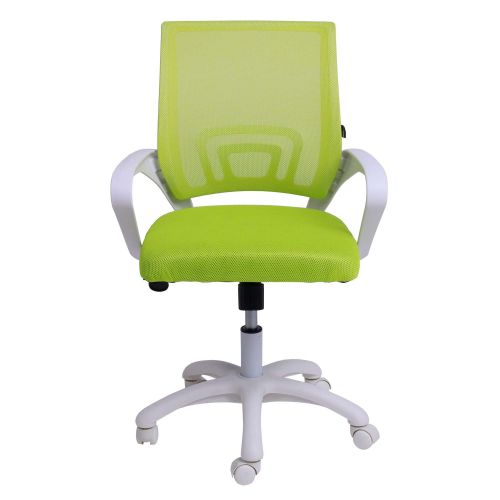 картинка Кресло поворотное RICCI NEW, WHITE (салатовый)