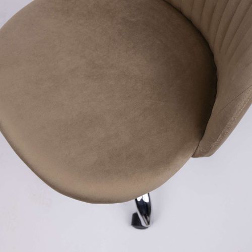 картинка Кресло поворотное Sirena, бежевый, велюр