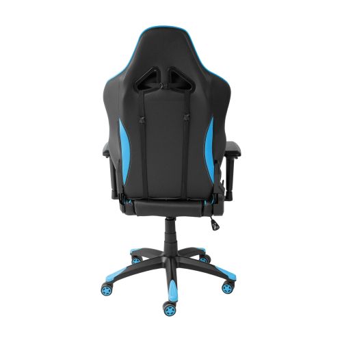 картинка Кресло поворотное Raptor, синий + черный, экокожа