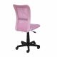 картинка Кресло поворотное Tempo, розовый, ткань + сетка
