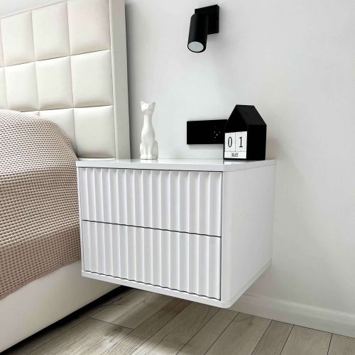 картинка Тумба навесная SHTABE ROYAL 5002 эко, Белый-Белый