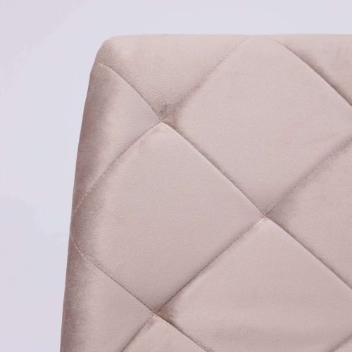 картинка Стул GILL, бежевый велюр/черный