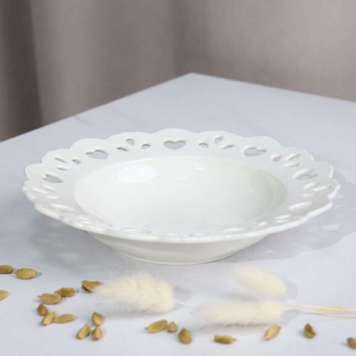 картинка Тарелка глубокая DELICATE LOVE, фарфор, белый, 20,3*3,8см