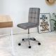 картинка Кресло поворотное Fiji, светло-серый, велюр