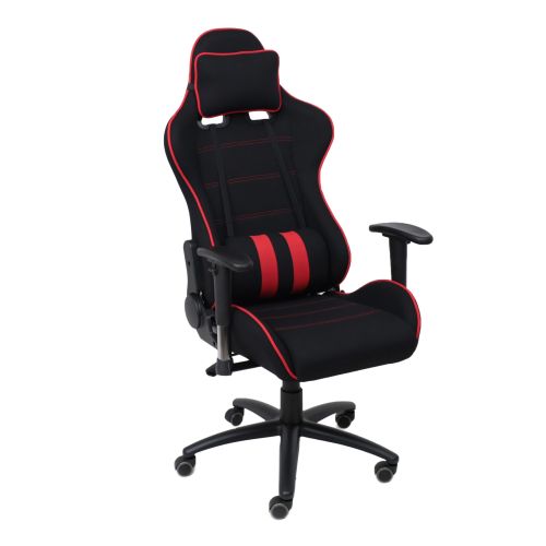 картинка Кресло поворотное Infiniti, красный + черный, ткань