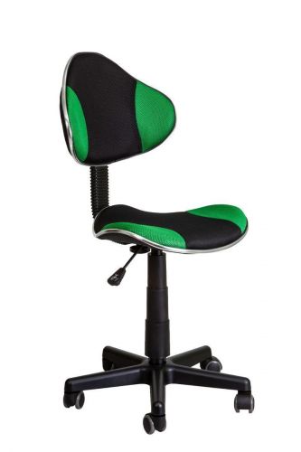 картинка Кресло поворотное Miami, зеленый + черный, сетка