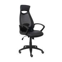 Кресло поворотное Polaris, чёрный, акриловая сетка фотография