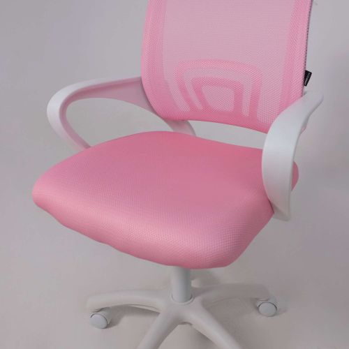 картинка Кресло поворотное Ricci, розовый, ткань