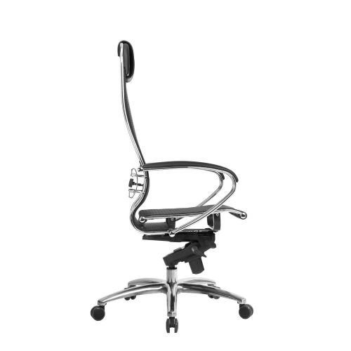 картинка Кресло поворотное Метта SAMURAI S-1.04, чёрный, армированная сетка