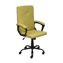 Кресло поворотное Mark, светло-зеленый, ткань фотография