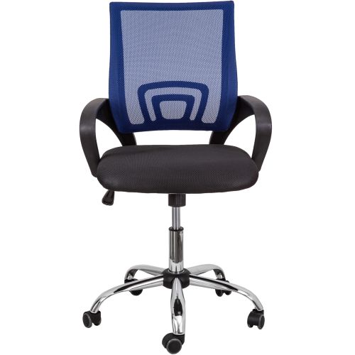 картинка Кресло поворотное Ricci, синий, сетка