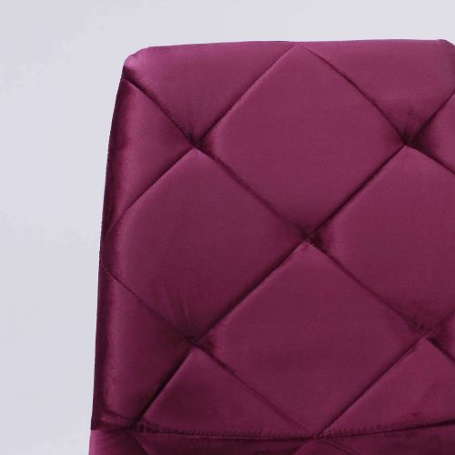 картинка Стул GILL, ежевичный велюр/черный