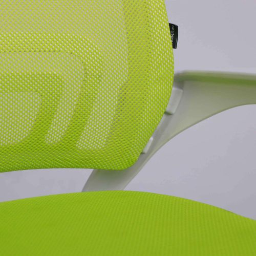 картинка Кресло поворотное RICCI NEW, WHITE (салатовый)