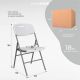 картинка Стул садовый складной со спинкой, белый, hdpe-пластик картинка Стул садовый складной со спинкой, белый, hdpe-пластик