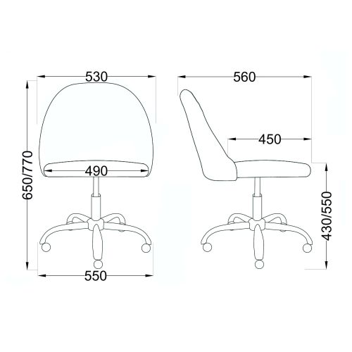 картинка Кресло поворотное Sirena, бежевый, велюр