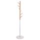 картинка Вешалка напольная Agata, белый, дерево + металл