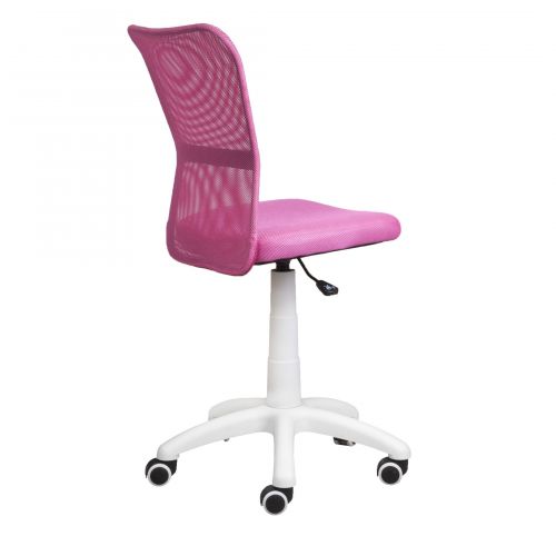 картинка Кресло поворотное Eva, розовый, сетка