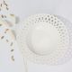 картинка Тарелка глубока DELICATE, фарфор, белый, 20,3*3,8см