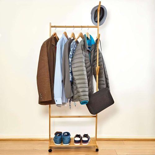 картинка Стойка для одежды CAMELLIA, бамбук