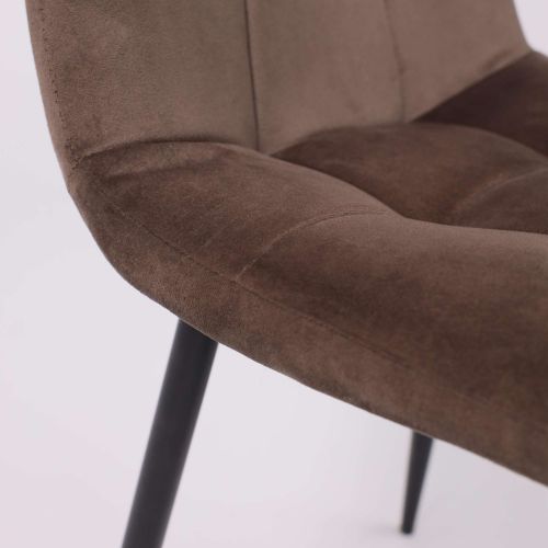 картинка Стул Dallas, темно-бежевый, велюр